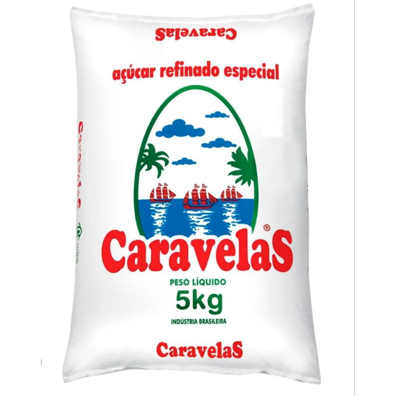 Açúcar Refinado Caravelas 5kg