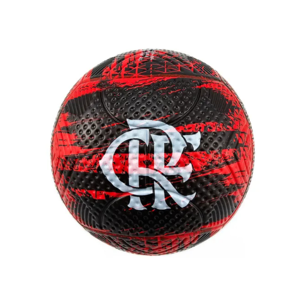 Bola de Futebol Campo Nº5 Flamengo Vermelha Licenciada – Escudo Original do Mengão