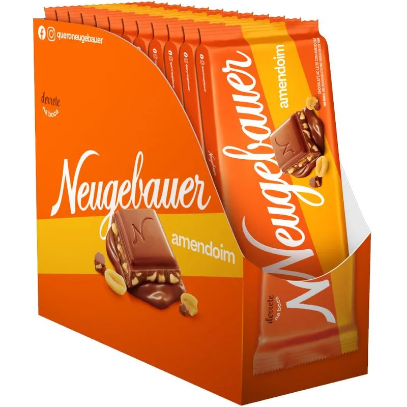 Display com 12 Barra Neugebauer de 55g cada Amendoim
