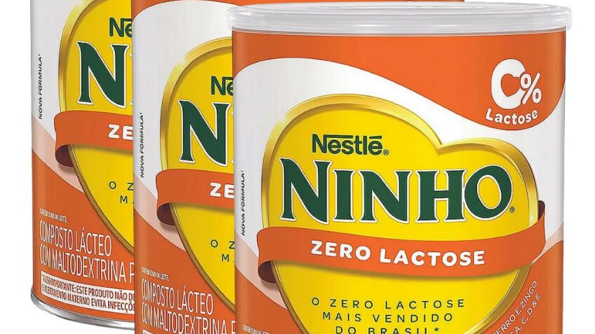 Kit 3 und Composto Lácteo em Pó Ninho Zero Lactose 380G