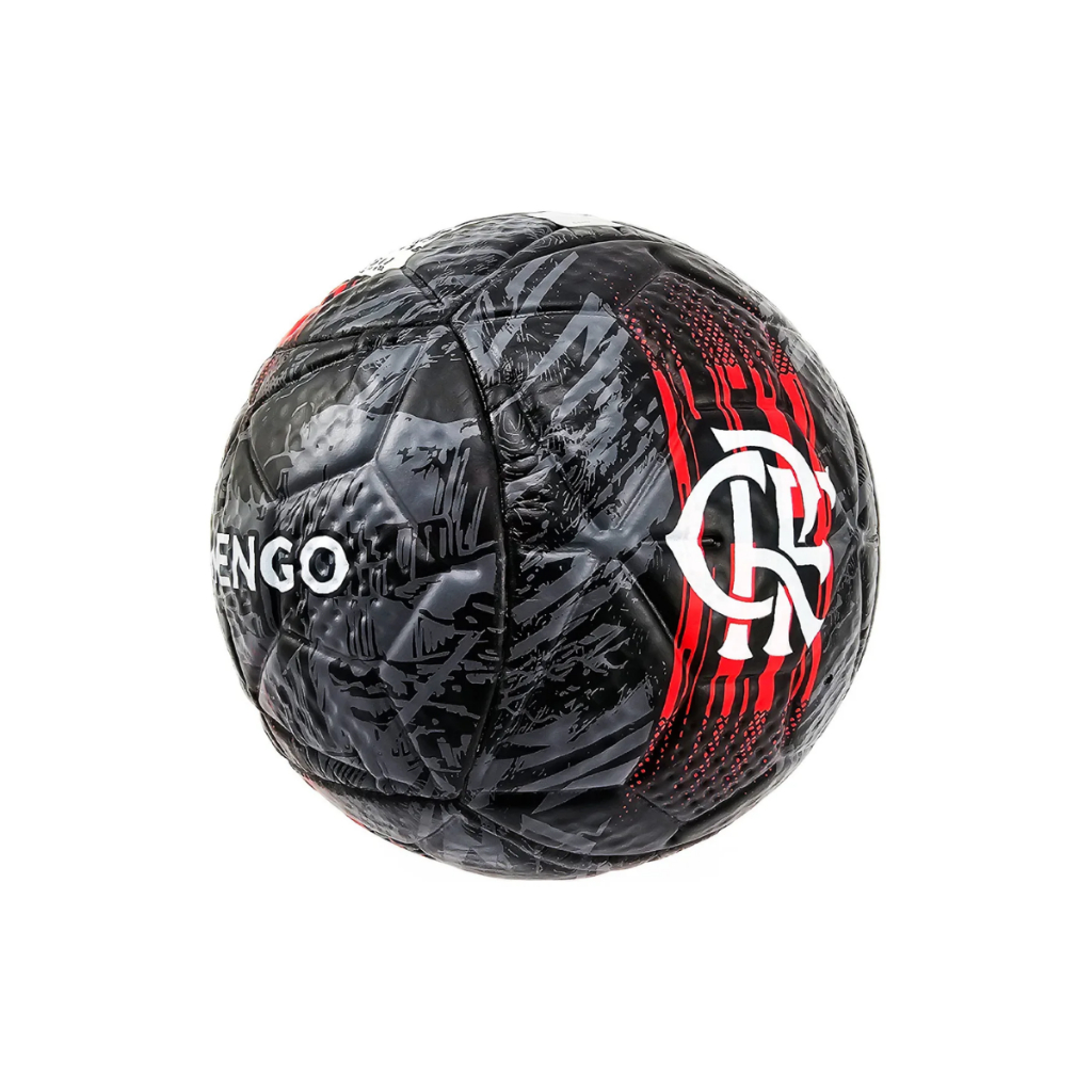 Mini Bola Do Flamengo Dualt Cor Preto - Oficial e Licenciada