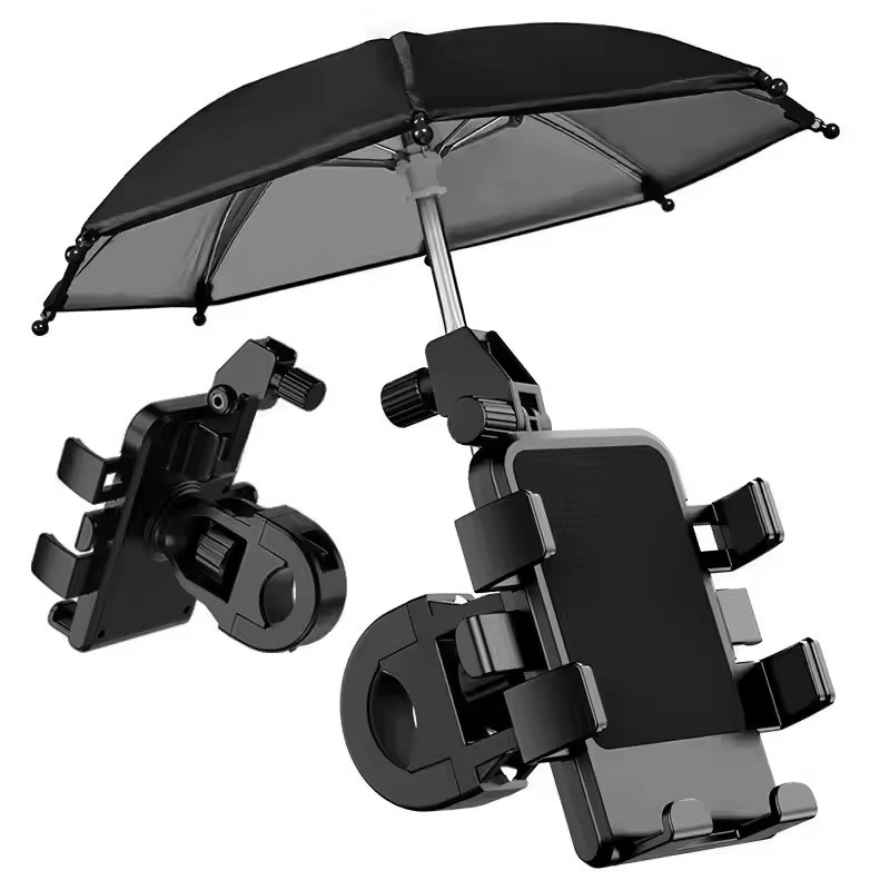 Suporte Celular Moto Bike Universal Proteção Contra Sol Chuva
