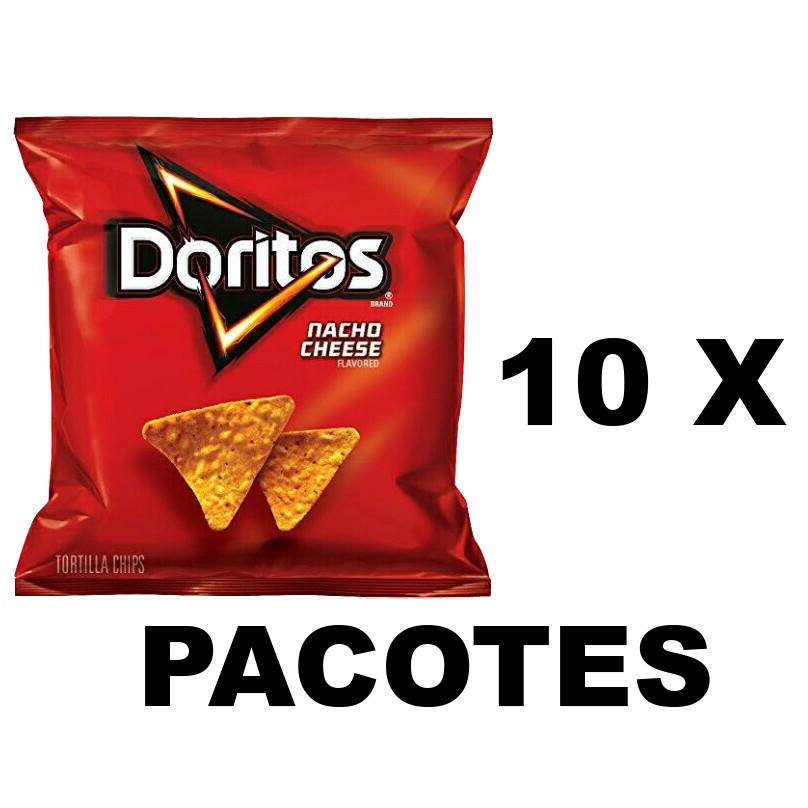 10 Mini Biscoitos Salgadinho Elma Chips DORITOS 22G