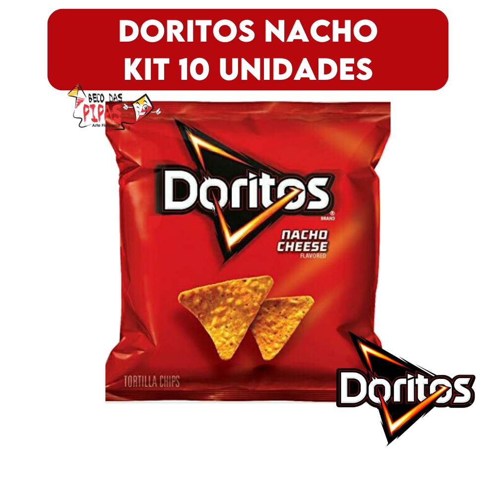 10 Salgadinho Doritos Nacho 22g Elma Chips