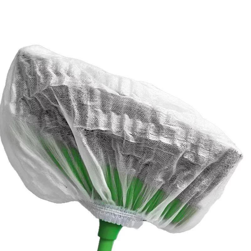 Capa De Vassoura Descartável Fácil De Usar Para Limpeza De Piso , Pano De Poeira Antiestático Armadilhas De Cabelo Em Ca