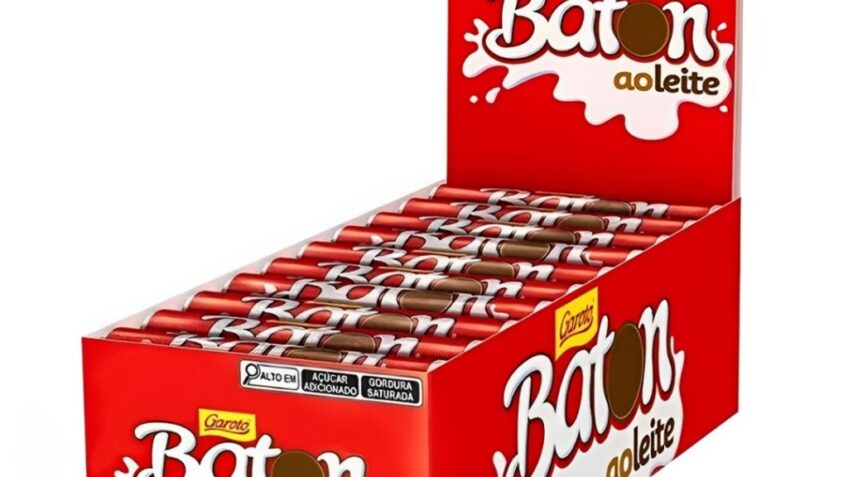 Chocolate Baton Ao Leite C/30Unidades 16Gr Garoto