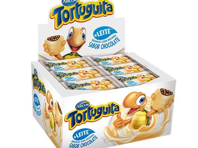 Chocolate Tortuguita Branco 24 Unidades 15,5g