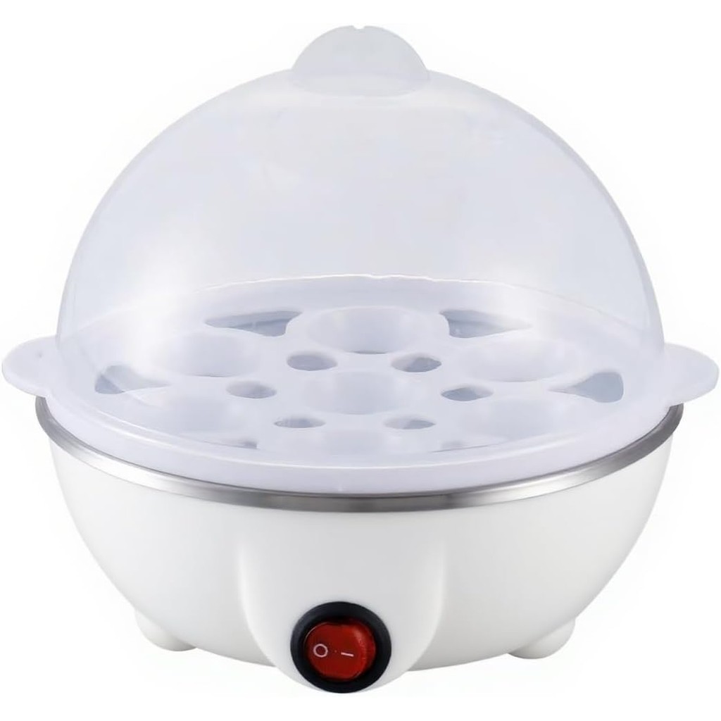 Cozedor de Ovos Eletrico Cozinhar Ovos Eletrico 110V/220V Branco Camada única