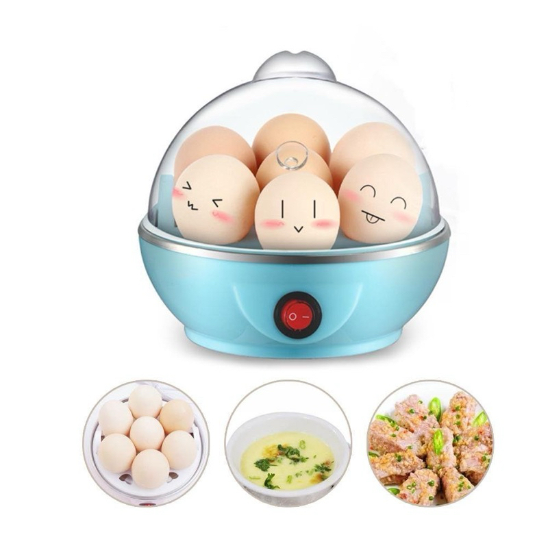 Elétrico Cozedor de Ovo Maquina De Cozinhar Ovos A Vapor Multifuncional Portátil Elétrico (Serve também para Legumes, Embutidos) Egg Cooker