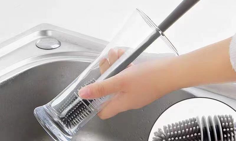 Escova Para Lavar Copo/ Garrafa/Taça/Squeeze/Mamadeira/Escova para Lavar Copos e Taças Cozinha Louça