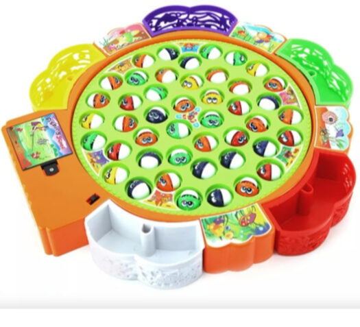15/24/45 Peixes Brinquedo Jogo Infantil Pescaria Pega Peixe Pega Toupeira Pesca Maluca Musica