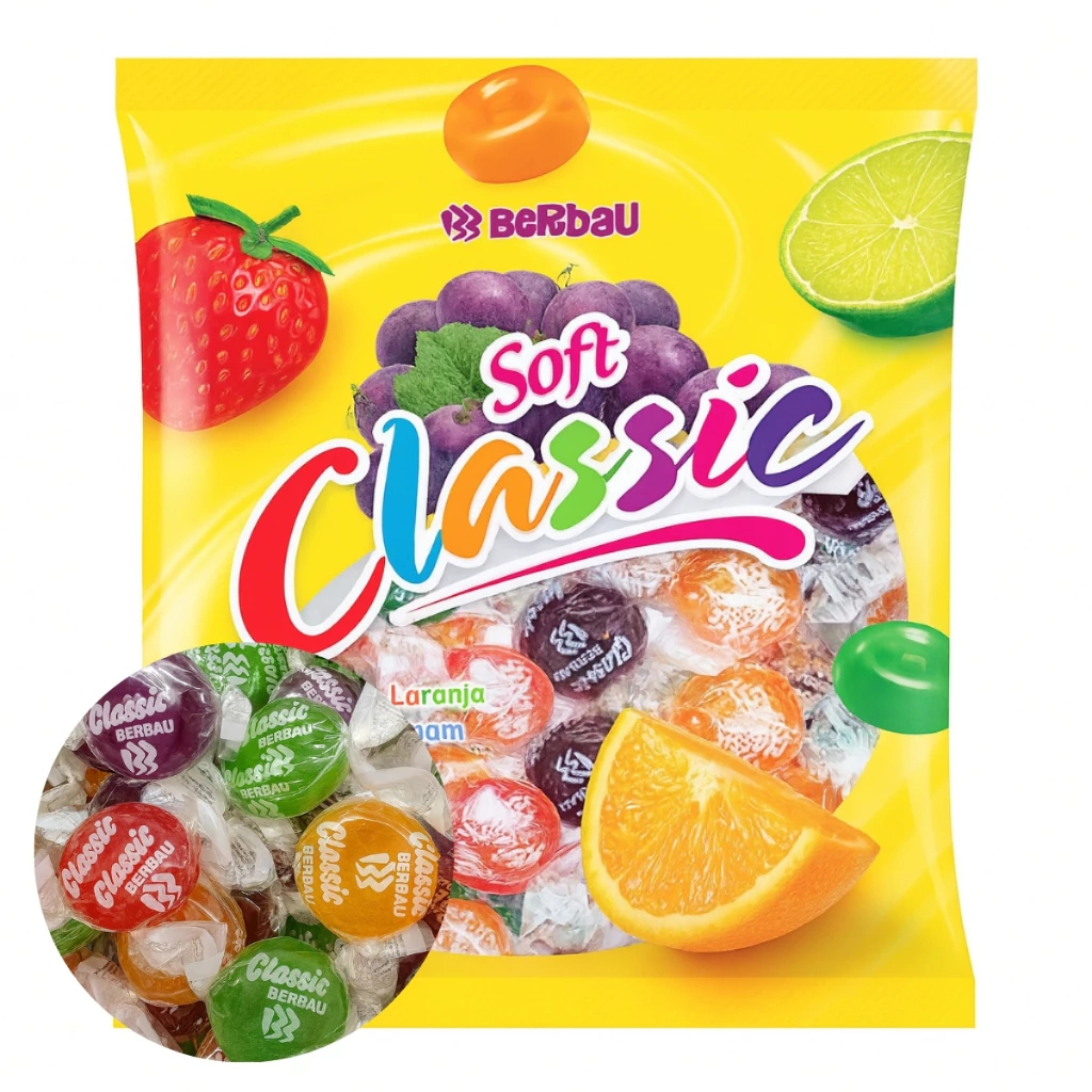 Bala Soft Classic Berbau 400g Sabores Sortidos