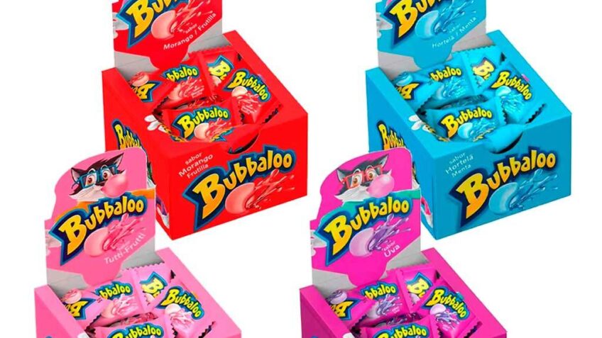 Chiclete Bubbaloo Caixa Unidade - Adams