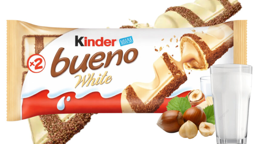 Chocolate Kinder Bueno White Chocolate Branco 39g Ferrero Rocher