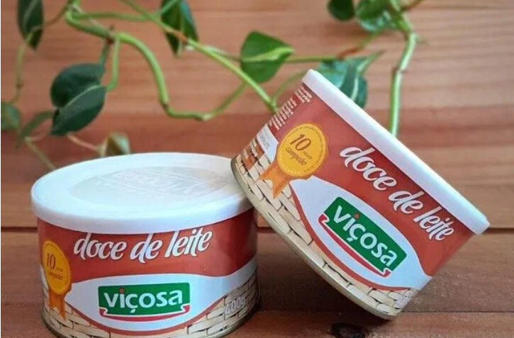 Doce de Leite Viçosa Cremoso Lata 400g – Premiado Melhor Doce de Leite do Brasil – Original Viçosa MG
