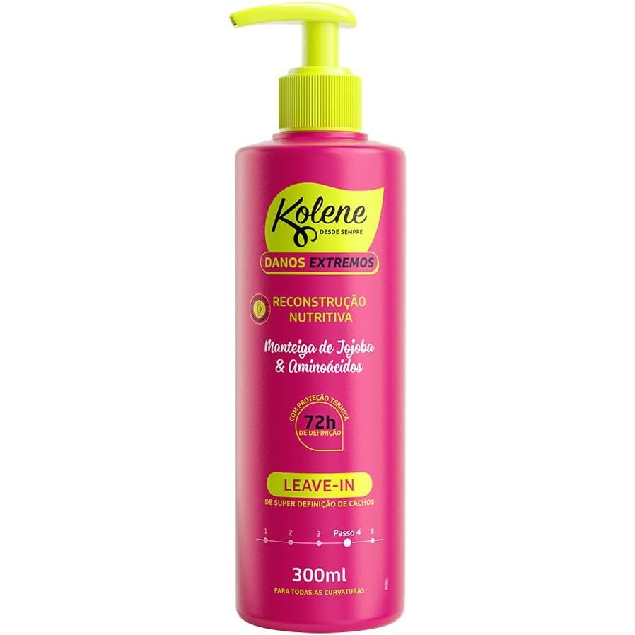Leave-In Kolene Danos Extremos Reconstrução Nutritiva Com 300ml