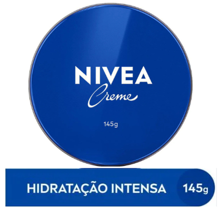 Nivea Creme Lata 145g Azul Hidratante Tradicional - Nívea