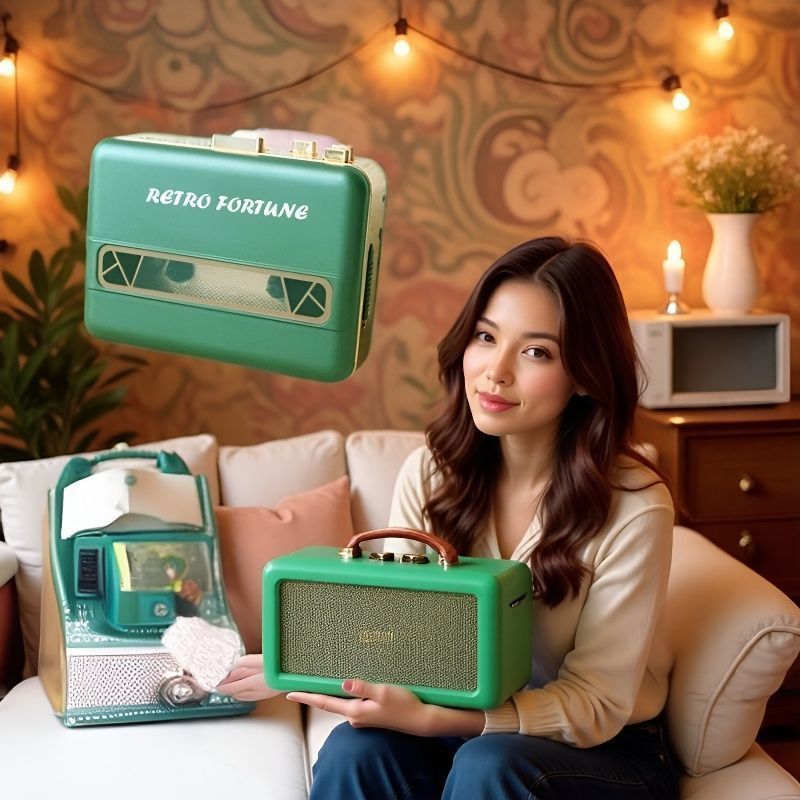Província de Hubei Tonghan Shao Technology Co., Ltd. Retro FORTUNE nova fita estéreo retro Walkman leitor de gravação po