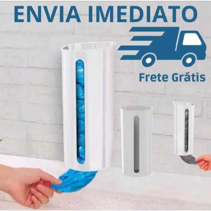 Puxa Saco - Porta Sacolas Dispenser De Paredes Plasvale pronto para entrega