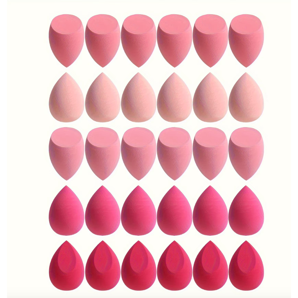 Kit de 3 Esponjas de Maquiagens com Cores Sortidas | Maquiagem Barata e de Qualidade Profissional