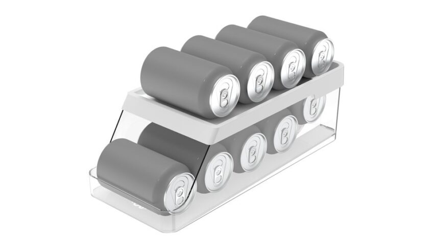 Organizador de latas para geladeira Clear Fresh OU