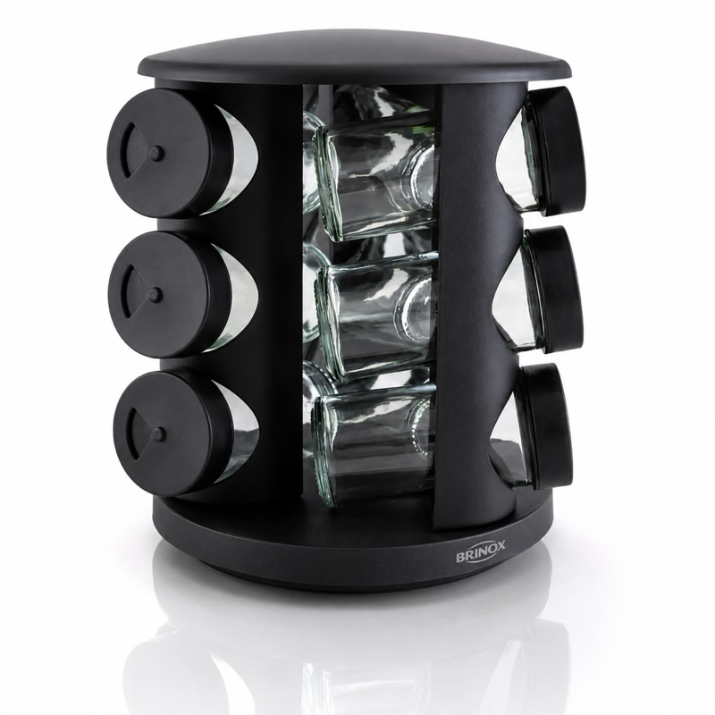 Porta-tempero de Vidro 10 Peças Brinox